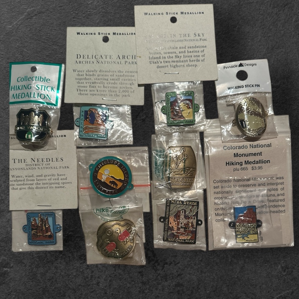 Walking Stick Medallions